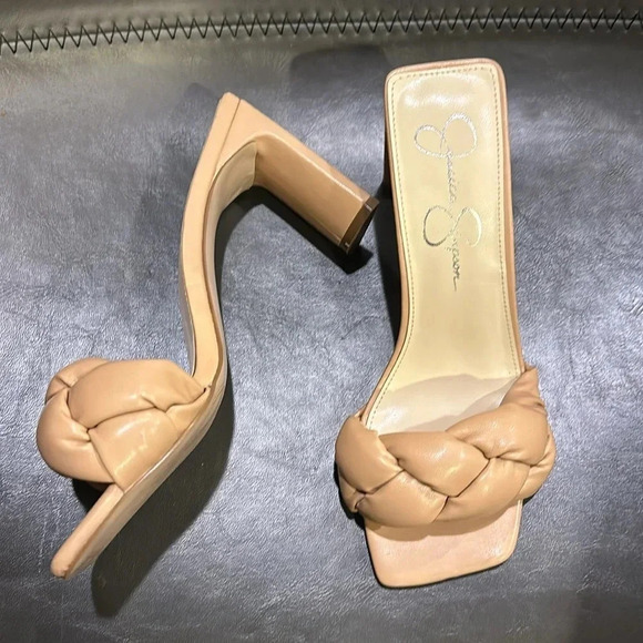 NEW Jessica Simpson sassia woven high heels 6 - Picture 3 of 6